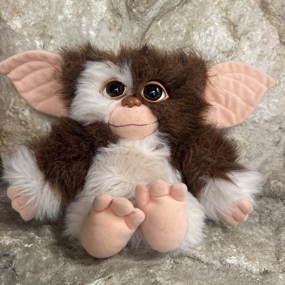 Vintage GREMLINS GIZMO Plush Soft Toy APPLAUSE 1990 WARNER BROS 11in Mogwai
